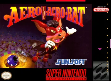 Aero the Acro-Bat (USA) box cover front